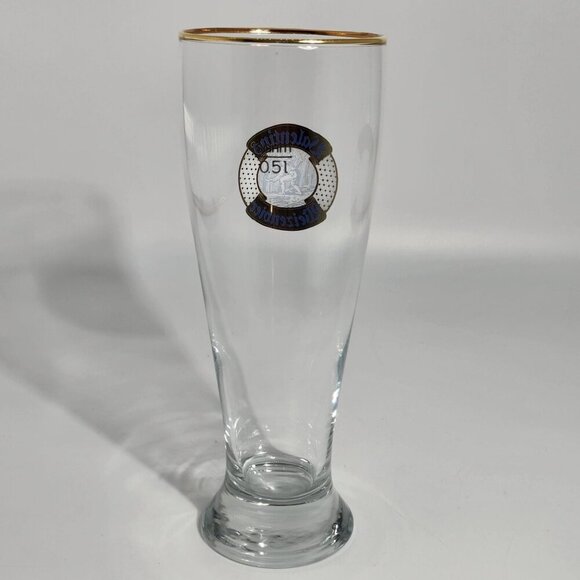 Valentin Weizenbier 0.5L Glass With Gold Rim & Logo Vintage Design - Picture 4 of 12